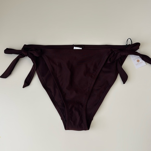 Shade & Shore Low Rise High Leg Cheeky Bikini Bottom. Size X (14-16) - Picture 1 of 5